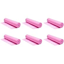 Disposable Non-Woven Bed Sheet 31.5" X 70" 30 Gram For Massage, Spa, Beauty, Exam tables, Disposable Bed Roll Pink 6 Rolls