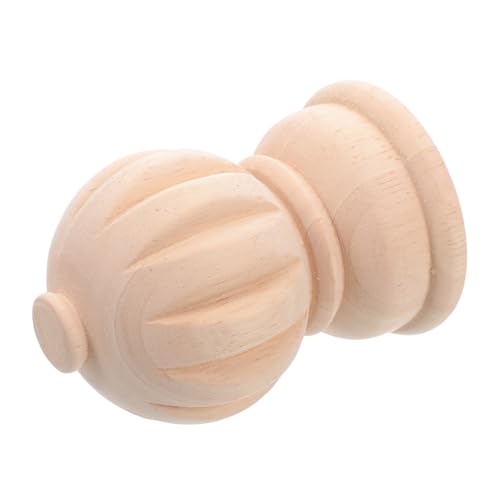 Capitel de madera de calabaza tallada para postes de escaleras y muebles 2