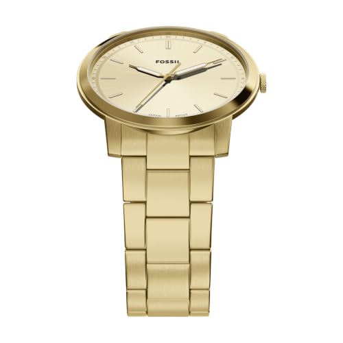 Image of Fossil Men's Minimalist Quartz Stainless Steel Three-Hand Watch for Men