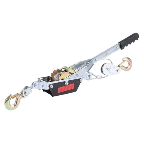 Treuil Manuel à Câble 4 Tonnes Pour Bateau Remorque Marine Tire Fort 2 Crochets