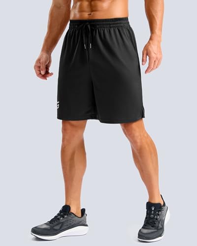 Image of G Gradual Men's Athletic Workout Shorts with Pockets 5 inch /7 inch /9 inch Lightweight Quick Dry Gym Basketball Running Shorts for Men