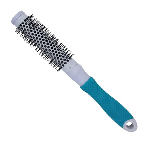 Image of ROOTS Professional Barrel Hair Brush | For Blow Drying & Volumizing | With Ceramic Barrel, Nylon Bristle & RubberGrip Handle | For Women's Wavy & Curly Hair | Length - 10.39 Inch, Model No - PEC25