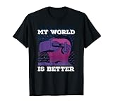 Virtual Reality VR Player Retro Gamer Tees