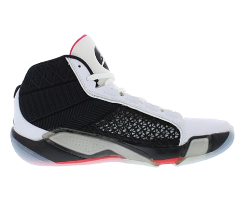 NIKE Air Jordan XXXVIII Fundamental Basketball Shoes (DZ3356-106, White/Siren Red/Black) Size 93