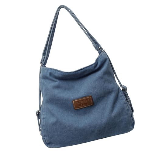 Sac à main en jean grande capacité idéal pour le shopping et les sorties