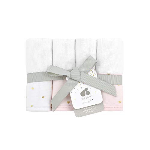 Image of Just Born Boys and Girls Newborn Infant Baby Toddler Soft Bath Baby Washcloth Multi Pack