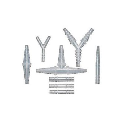 Tube Connector, Straight, 5/16, 50/bx, 10 bx/cs (Continental US Only)