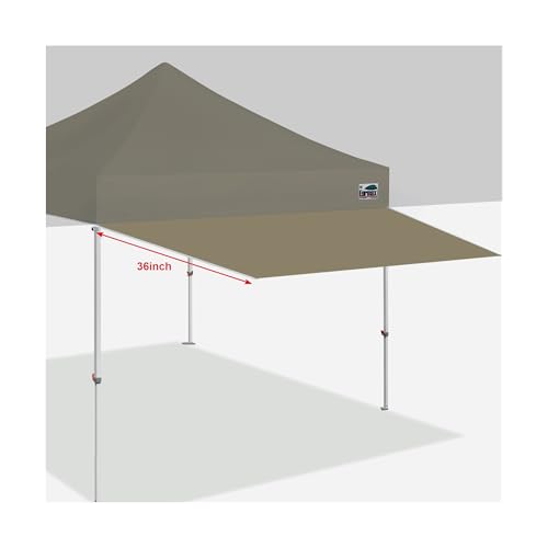 Eurmax USA 10ft Pop Up Canopy Awning,120'x36'Extended...