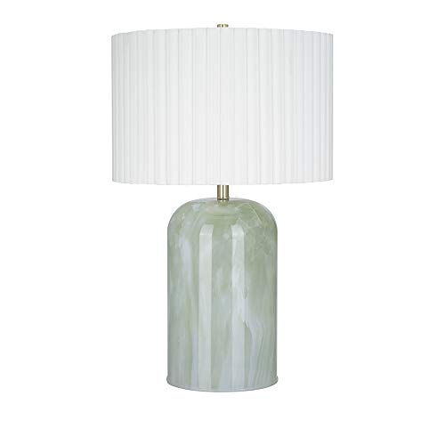 Best Quality 🔥 Catalina 21392-001 Contemporary Art Deco Marbleized Glass Table Lamp with Scalloped Shade, 30.25, Sage Green 60% Off Discount Catalina 21392-001 Contemporary Art Deco Marbleized Glass Table Lamp with Scalloped Shade, 30.25, Sage Green