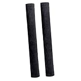 ROMISBABA 2個 手袋 冷蔵庫 ライナー ストーブハンドルカバー ドア ロック 食洗機 ハンドルプロテクター 家電供給 ハンドルパッド ア ス ハンドル フランネル Black