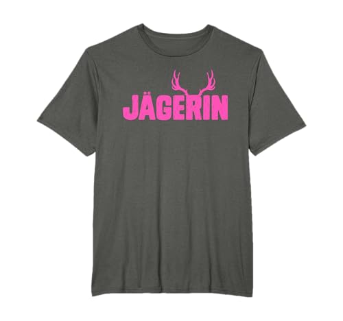Jägerin Jagen Jagd TShirt Frauen Jägerinnen Damen T-Shirt