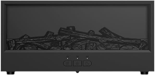 Máquina de aromaterapia con chimenea de llama 3D con control remoto, humidificador de 5.1 fl oz con luces LED coloridas para el hogar, oficina, yoga