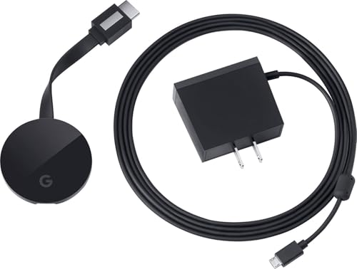 Image of Google Chromecast Ultra 4K Streaming Media Player - Black