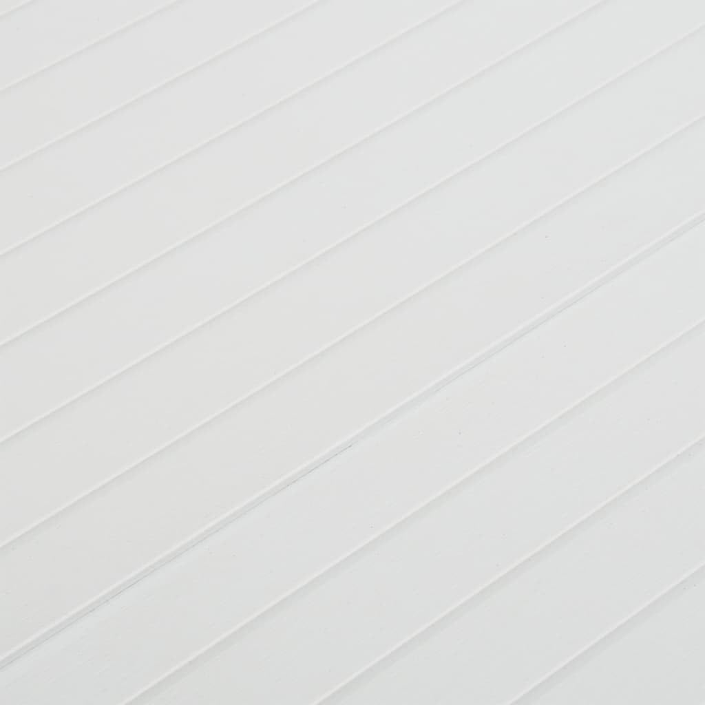 vidaXL Tavolo da giardino 220 x 90 x 72 cm PP Bianco