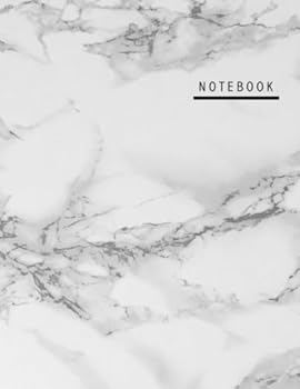 Paperback Notebook: Unlined (Unruled) Notebook - Large (8.5 x 11 inches) - 150 Pages - Marble Cover Book