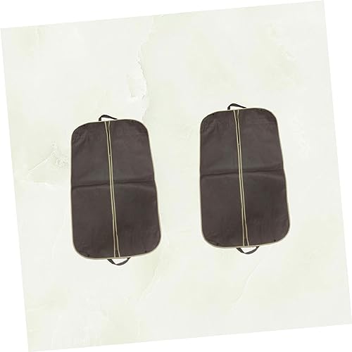 2pcs Hanging Closet Organizer Suit Protector Garment Bags Dress Storage Bag Zipper Lightweight Portable Pouch2