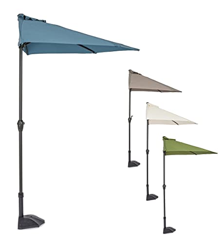 Ombrellone da Parete a Mezzaluna Muro Semicerchio