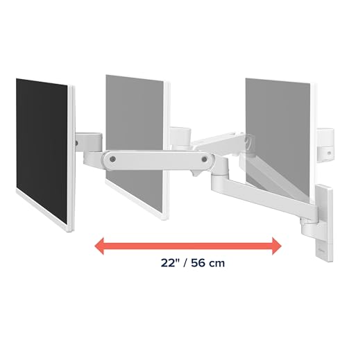 ERGOTRON エルゴトロン 新 LX Pro LX プロ モニターアーム ウォールマウント 壁取り付け 壁掛け 壁付け ホワイト 34インチ(1.8~10kg)まで VESA規格対応 45-683-290