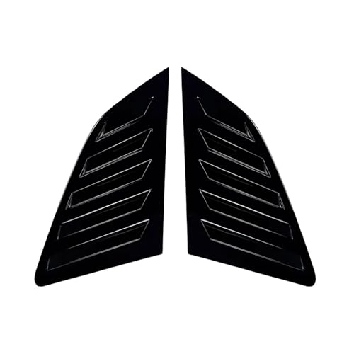Persiennes de fenêtre latérale pour Audi A3 S3 8V hayon 2014-2020 en finition Piano Black