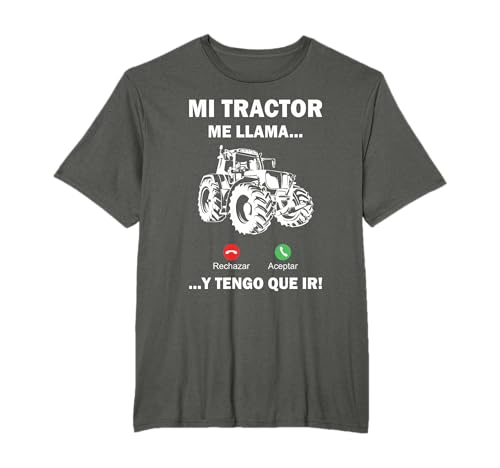 Tractorista Agricultor Regalo Granjero Mi Tractor Me Llama Camiseta