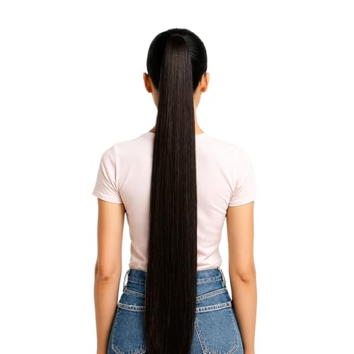 AHS Women’s Long Hair Extension 24 Inch Brown | Nakli Baal Choti for Wedding & Party | Artificial Hair Paranda for Girls | Traditional Punjabi Bridal Hair Accessory Stylish Braid Extension (Pack of 3)