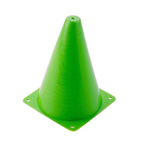 BESPORTBLE 24 Pcs Football Training Roadblock Cone Football Training Poles Hurdles Soccer Equipment for Training Practice Training Cones for Drills Obstacles Football Training Cones Green