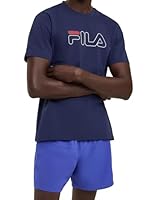 FILA Men's LEVI TEE Men's Active Short Sleeve Tee, New Navy, S