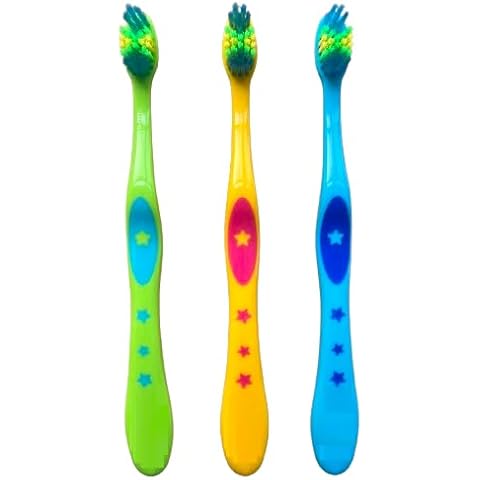 Oral Basics Baby, Infant & Toddler Toothbrush for Little Children Kids Ages 2 Years Old and Up, Extra Soft - Pack of 3 Cover