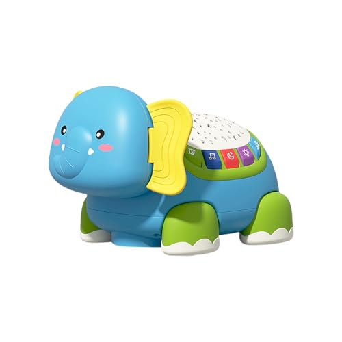Éléphant musical pour bébé qui refuse de ramper et jeu d'apprentissage moteur interactif
