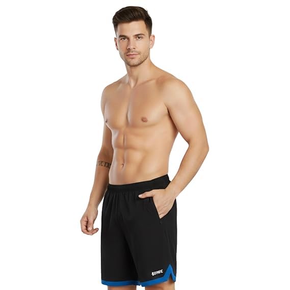 Image of GYMIFIC Mens Sports Shorts | Quick Dry Gym Running Shorts with Zipper Pockets | Lightweight Stretch Workout Athletic Shorts Pant for Men