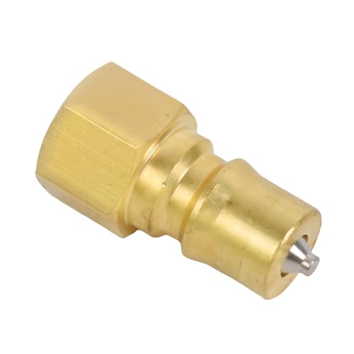 Image of Multi-Purpose Brass Hydraulic Quick Connect Nipple 1 /4 NPTF Compatible With Parker 60 Series Nipples BH2-61