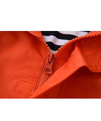 Image of Hiheart Boys Girls Waterproof Hooded Jackets Cotton Lined Rain Jackets