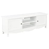 Dieser TV-Schrank aus MDF, massivem Kiefernholz und einem einzigartigen Paulownia-Furnier ist mit 2 Türen und 2 offenen Fächern versehen. Er verleiht Ihrer Wohneinrichtung eine stilvollen Note.
