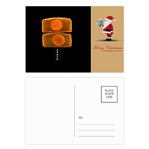 Cartes postales père Noël Lotus Moon Cake lot de 20 pour décorer votre table