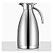 Termiczna karafka termos czajnik ze stali nierdzewnej izolacja próżniowa garnek gospodarstwo domowe duża pojemność termos na zimną wodę 2 l europejski dzbanek do kawy dzbanek do herbaty (pojemność: Zwykła - 2 l, kolor: Srebrny)