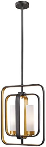 Z-Lite 6000MP-BZGD 2 Light Mini Pendant, Bronze Gold