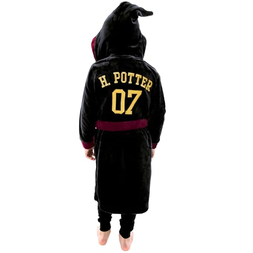 Harry Potter Robe | Gryffindor Kids Bathrobes | Hogwarts Fleece Robe4