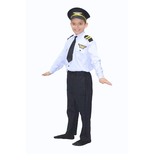 Image of Kaku Fancy Dresses Our Helper Costume for Boys & Girls | Social Helper Doctor, Nurse, Fireman, Postman, Teacher, Farmer Dress For Kids