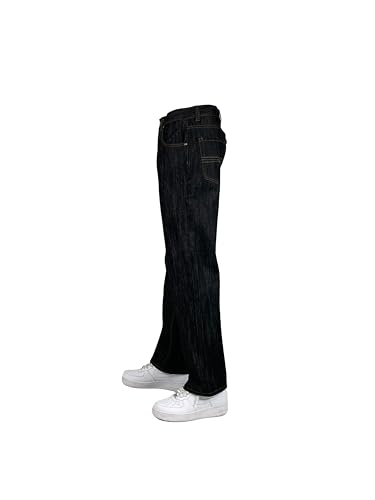Access Men's Relaxed Fit Raw Denim Pants4
