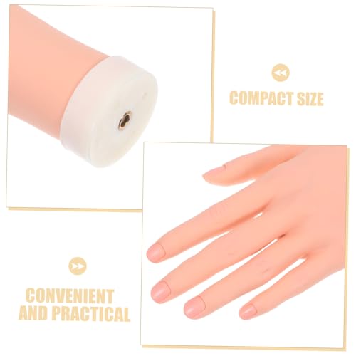 Main mannequin flexible en résine souple pour nail art et dessin