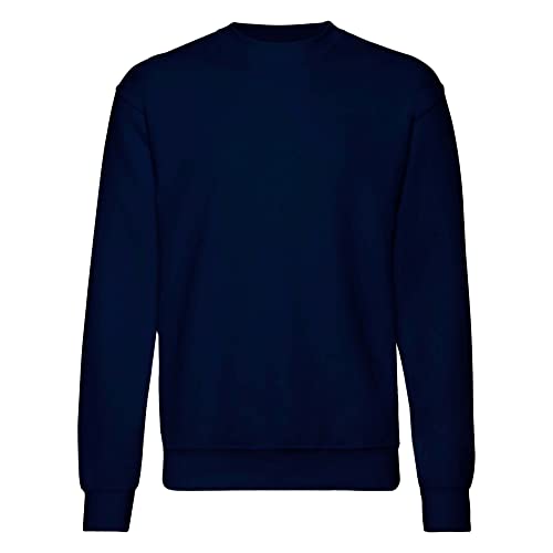 Fruit of the Loom Herren 62-202-0 Sweatshirt, Dunkles Marineblau, Large