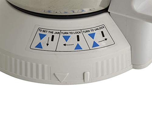 Panasonic MX-SM11 1100ML Mill Jar With Safety Lock (White) (Suitable For MX Series Model AC555,AC560, AC400, AC460, AC300, AC360, AC350, AC310, AC200, AC210)