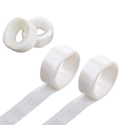 Colle pour ballon de scrapbooking double-face : lot de 26 rouleaux adhésifs anti-bavure