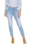 Mittlere Leibhöhe ATT Jeans Damen Slim Fit Jeans Mit Halb Verdeckter Knopfleiste Delia