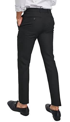 Mens Skinny Suit Pant 36 Black2