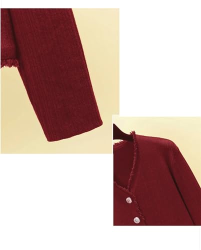 Women Knit Cardigan Sweater Autumn Long Sleeve V-Neck Knitwear Tops Fashion Casual Sweater Coat3