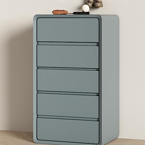 5-Drawer Nightstand & Entryway Storage Cabinet - Small Bedroom Organizer for Socks, Underwear & Food - Ideal for Living Room, Corridor & Entrance
