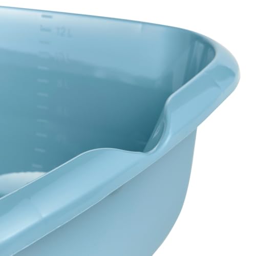 keeeper björk 5x Universal-Schüssel mit Ausguss, Eckig, 13 l, 38 x 38 cm, Nordic Blue – Ansicht 6