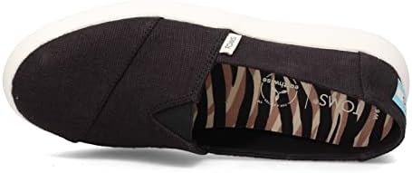TOMS Women's, Alpargata Mallow Slip-On Black 6.5 M | Image 5