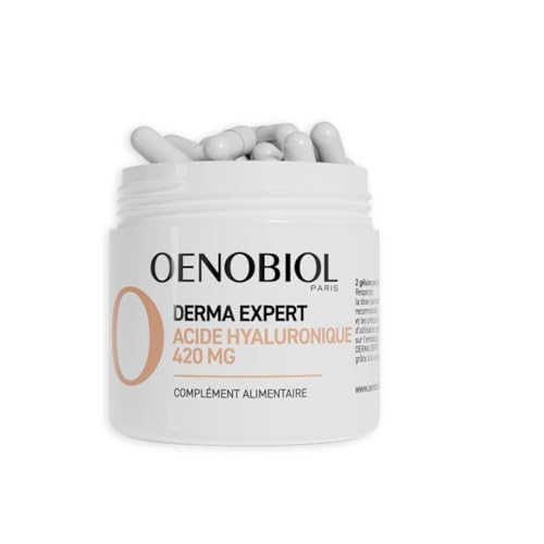 OENOBIOL - DERMA EXPERT ÁCIDO HIALURÓNICO 420 MG - Complemento Alimenticio Antiedad, Antiarrugas y...